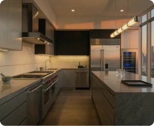 Kitchen at Riverline