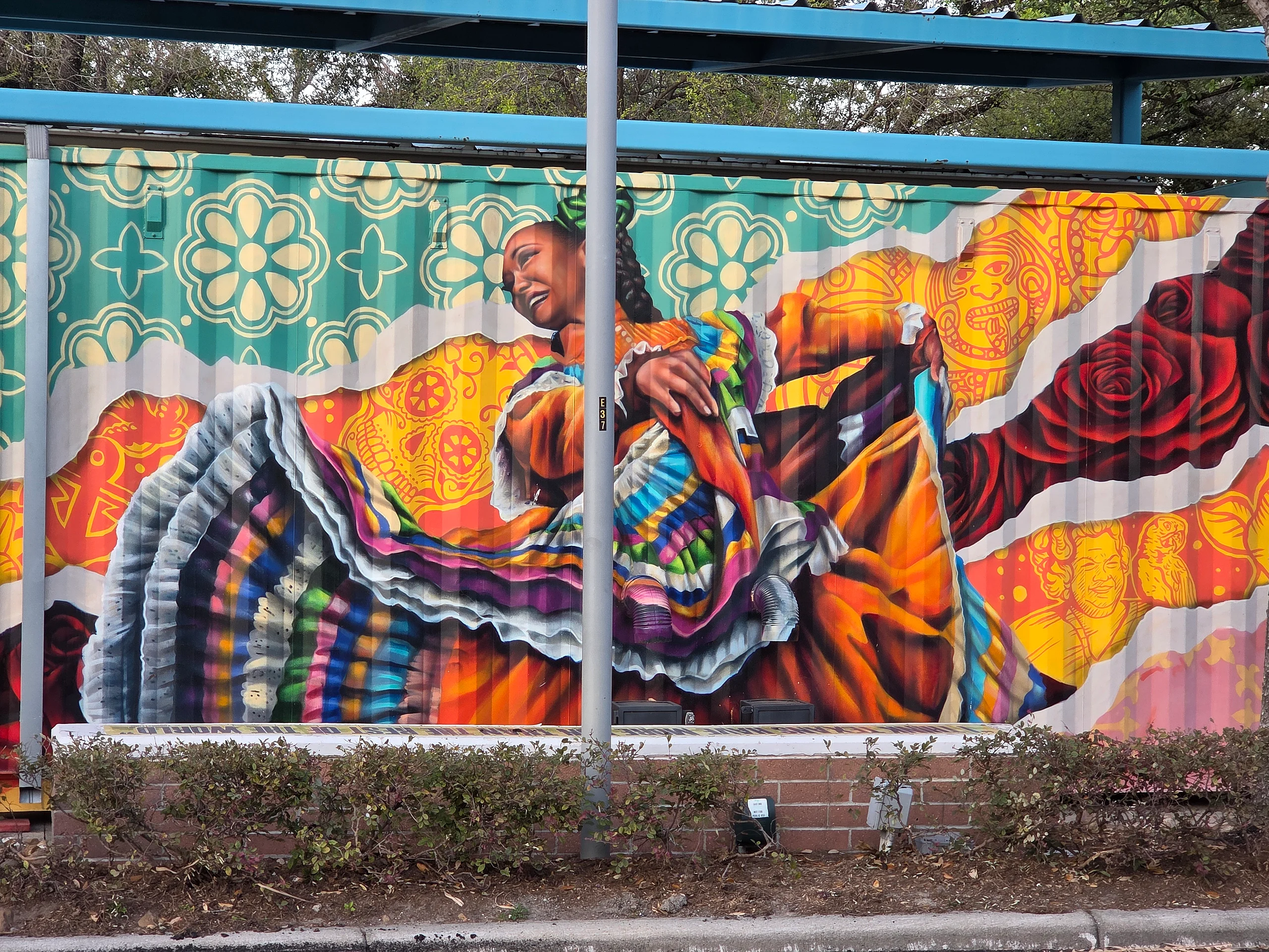 A mural in East Downtown